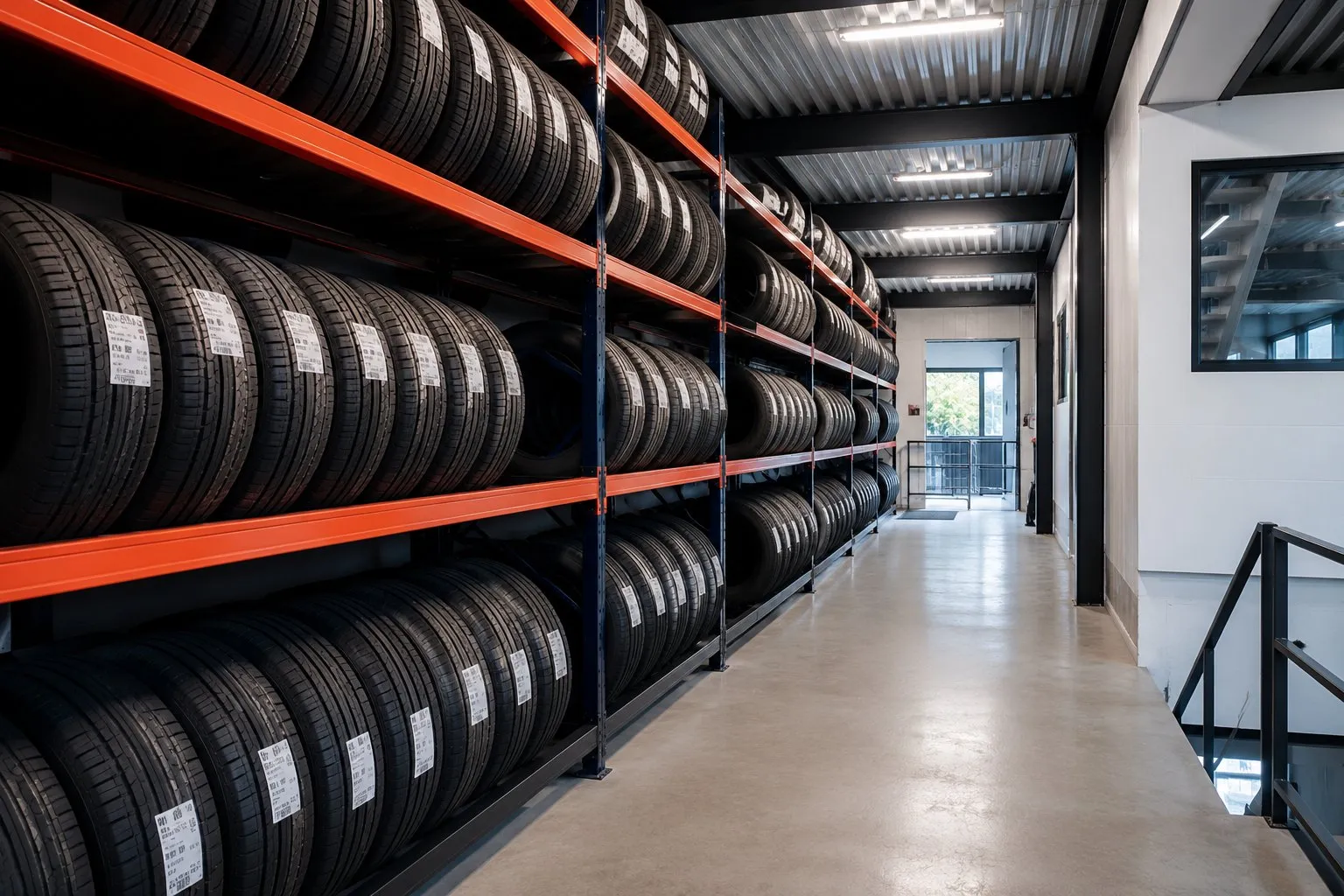 Gardiennage et stockage de pneus saisonniers chez HES Automobile à Meyrin