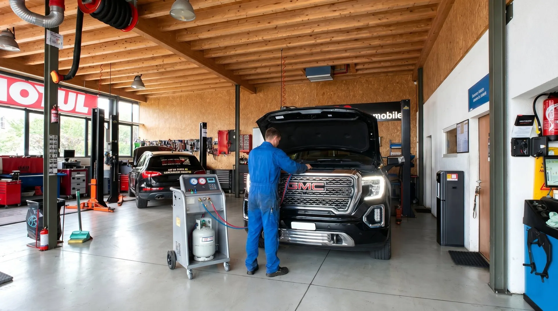 Recharge et entretien de la climatisation automobile chez HES Automobile à Meyrin